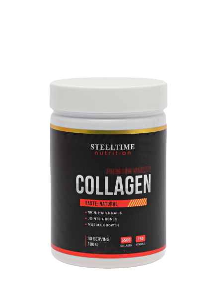 Steeltime: Collagen+Vitamin C 180 гр.